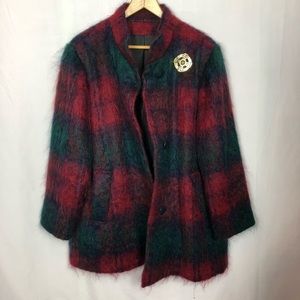 Mohair dress coat from Ireland w/ hat and scarf